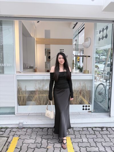 Esme Off-Shoulder Top Black