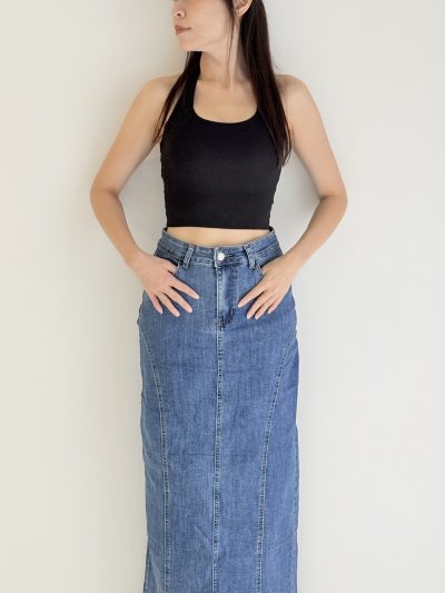 Jamie Maxi Denim Skirt